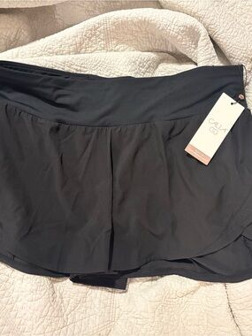 CALIA by Carrie Underwood Black Athletic Skort with Built-In Shorts